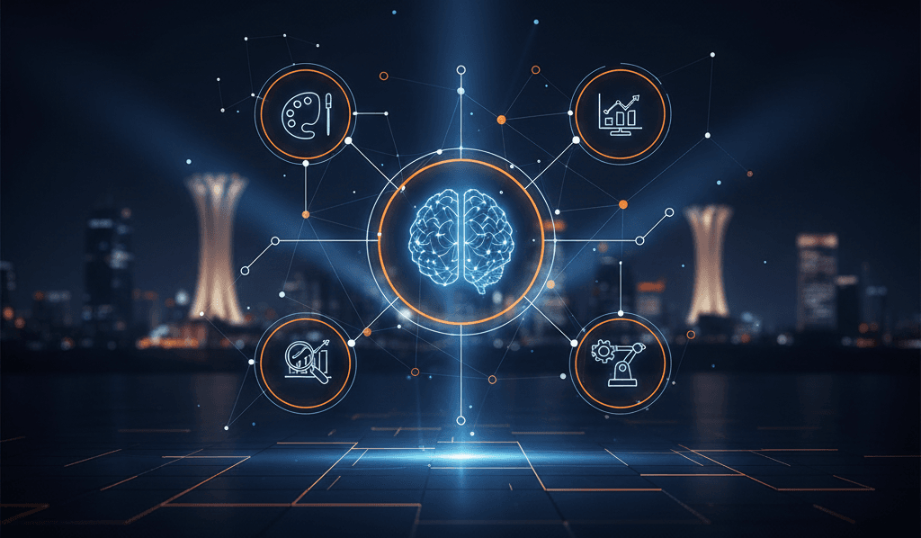 Illustration hero - Croissance digitale et consultation professionnelle